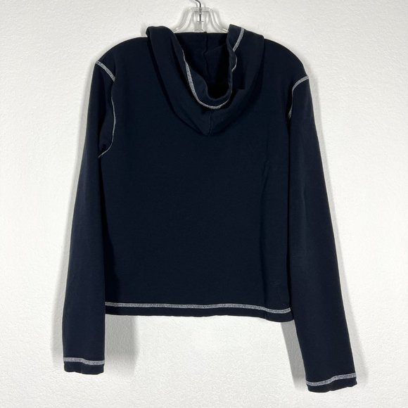 Prana Navy Women's Zip-Up Hoodie - Picture 2 of 7